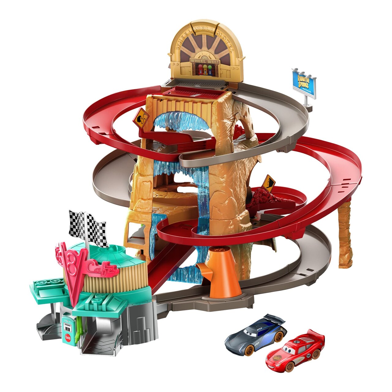Disney Cars Toys Disney and Pixar Cars Toys, Playset with 2 Vehicles, Radiator Springs